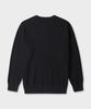 TAILDERN Leon Round Cotton Wool Sweater Black
