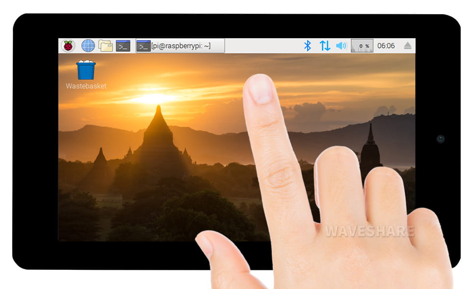 Touch screen, 7", 800×480