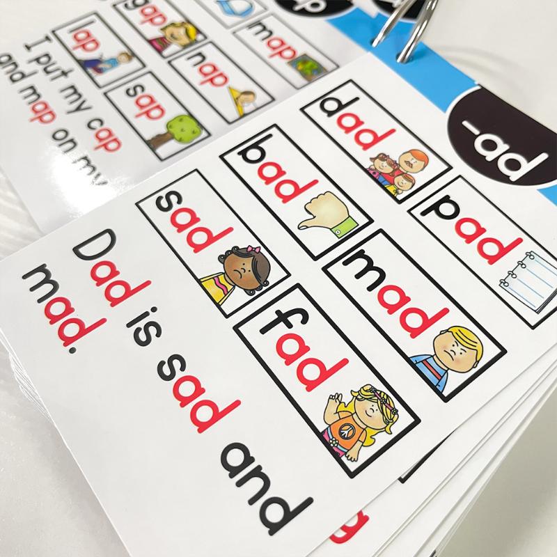 107 Groups/set Roots English Phonics Flash Cards Kids Montessori Learning Educational Toys For Children Teaching Aids Baby Card