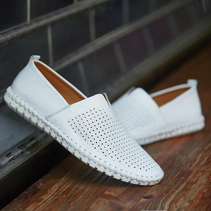 Fashion Plus Size Men Shoes Handmade Casual Loafers 38-50 Casual Shoes New Summer Pu Loafers Men Zapatos De Hombre