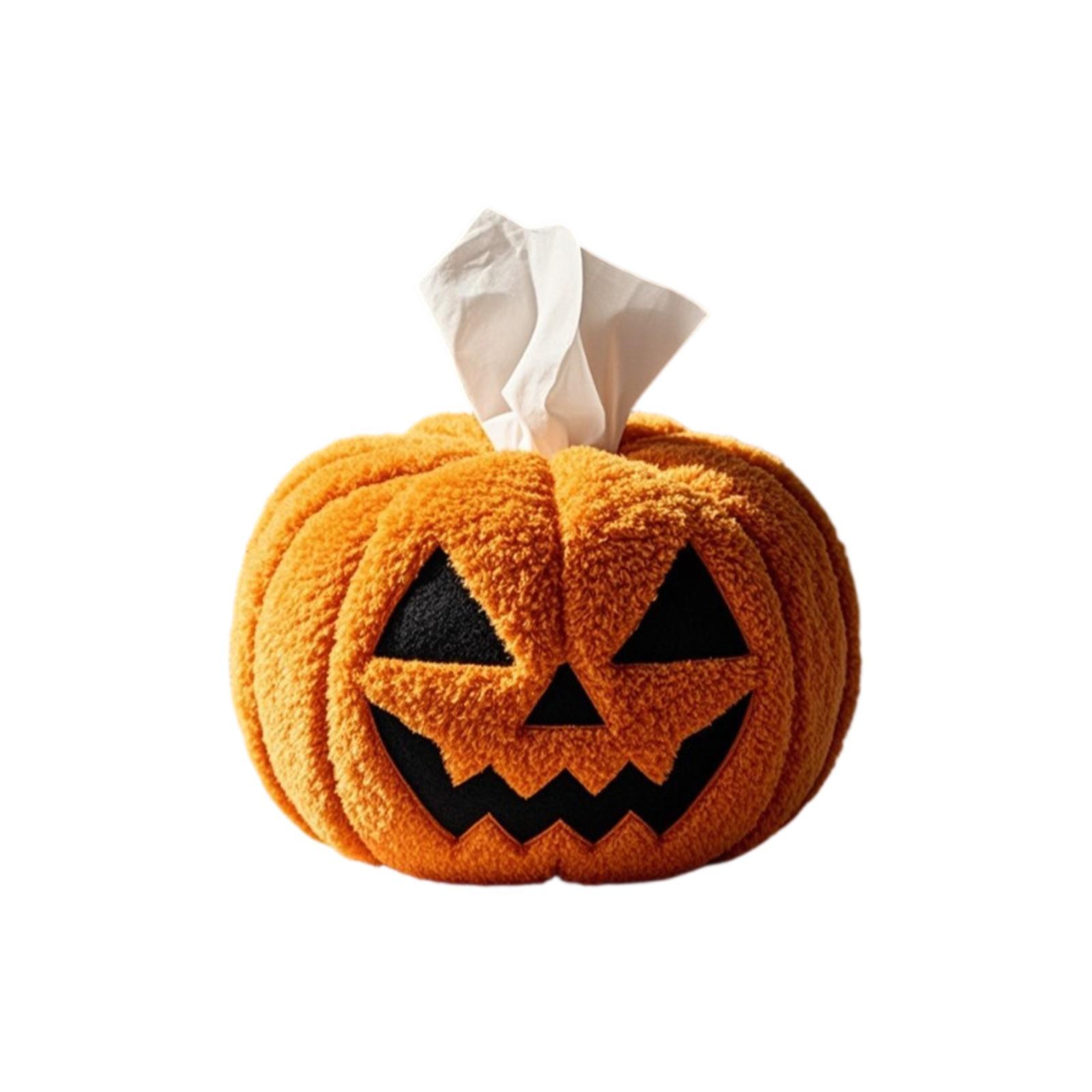 

Halloween Pumpkin Skull- Tissue Box One Size оранжевый