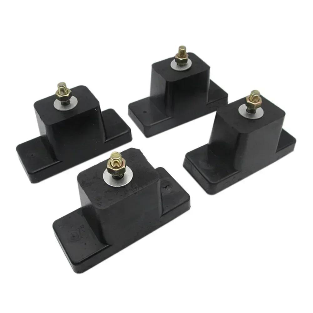 Four Pieces Rubber Vibration Dampers for Air Conditioner For Outdoor Units Offering Shock Absorption and Stable Support