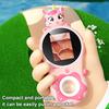 Kids Digital Microscope 200X Mini Portable Pocket Microscope Camera with 2-Inch IPS Screen Built-in 8 LEDs Educational Science Experiment