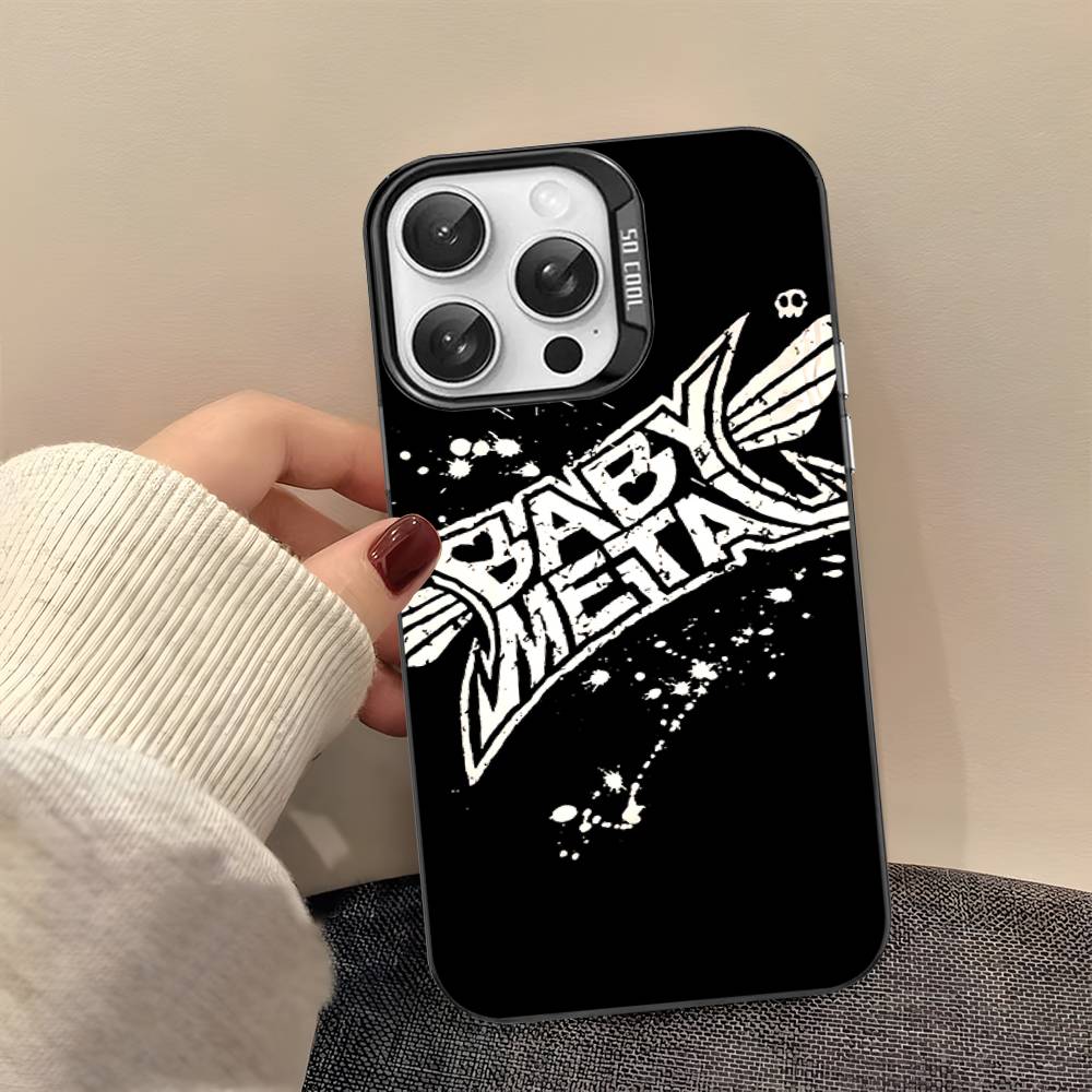 

Japanese B-BABYMETAL Band Phone Case For IPhone 17 Air 16 15 14 13 12 11 Pro Max Color Hard Cover iPhone 13pro max