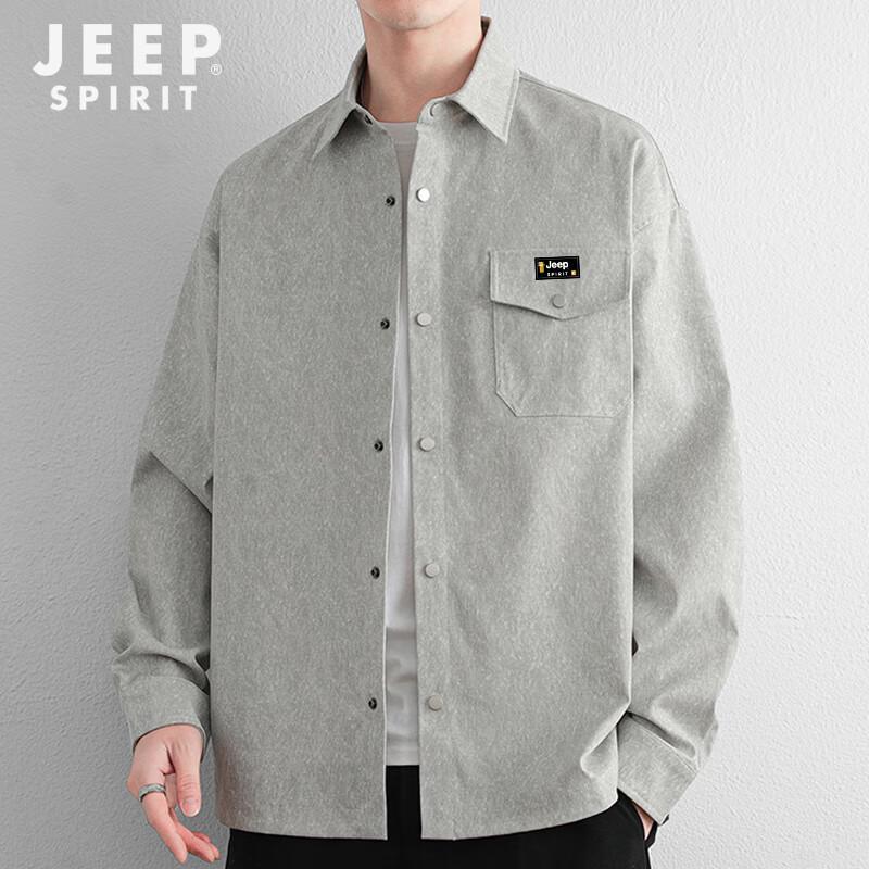 JEEP SPIRIT Men s Long Sleeve Casual Shirt Jacket XL