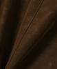 Mood Inside Suede Leather Three-Button Blazer_Brown