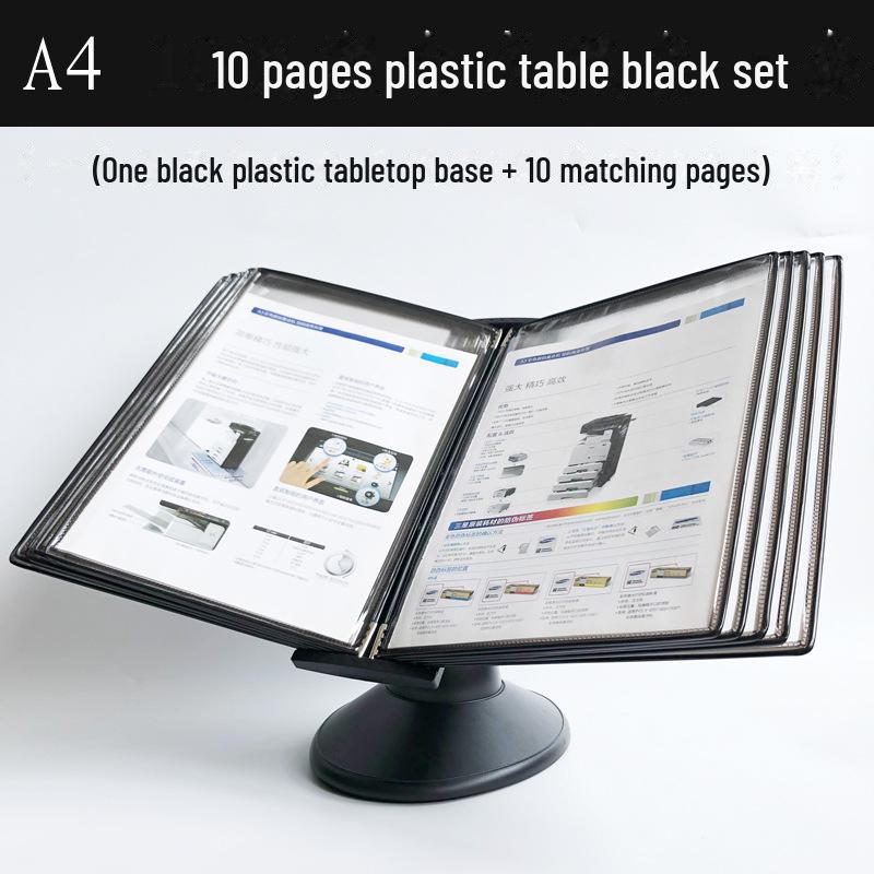 

Папка-витрина формата А4 на 10 страниц для рекламной продукции и презентации данных