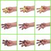 Tcare Silicone Hand Expander Finger Grip Trainer Strength Resistance Bands for Wrist Exercise and Fitness Training
