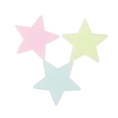 100Pcs Gorgeous Night Luminous Fluorescent Glow Stars Stickers Home Decor Wall Sticker for Kids Bedroom