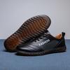 Men's casual leather shoes with soft soles and soft surfaces lightweight sports outdoor running shoes Men Vulcanize Shoes
