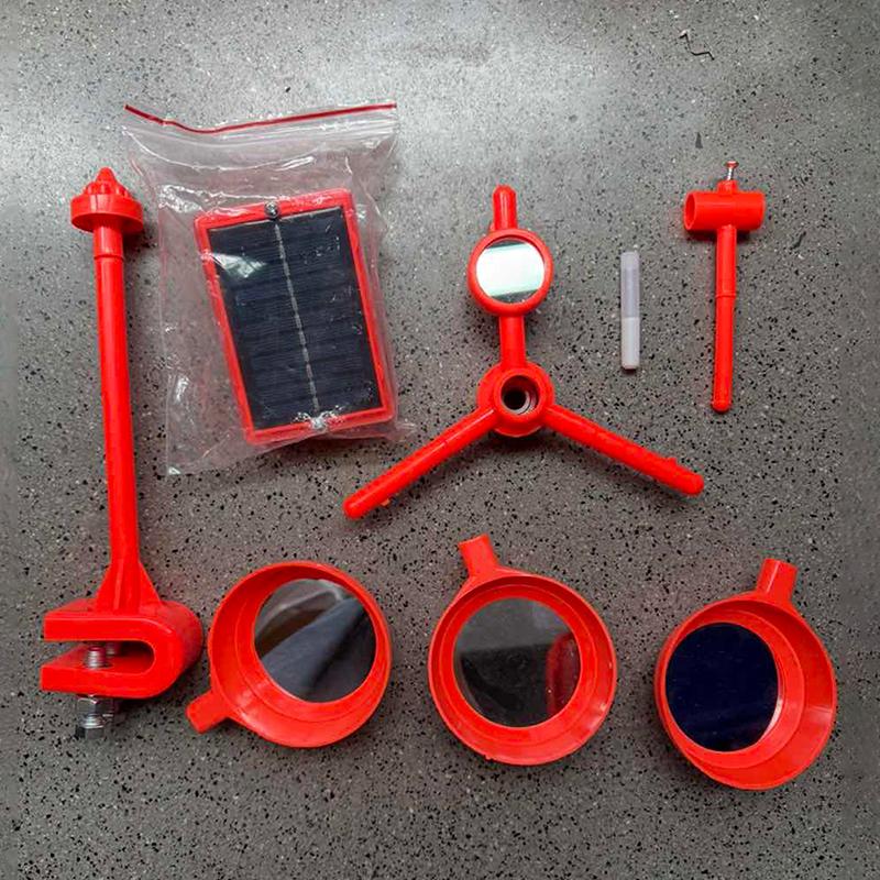 

Солнечный отпугиватель птиц Водонепроницаемое устройство для отпугивания птиц на солнечной энергии Вращающийся на 360 градусов отражатель Устройство для отпугивания птиц для фермы сада