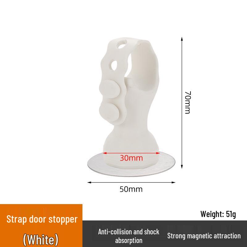 Silicone No-Drill Door Stopper & Anti-Collision Pad