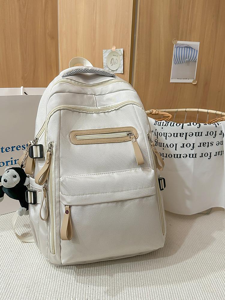 Fashion Versatile Nylon Backpack Wear-resistant New Student Schoolbag Travel Backpack