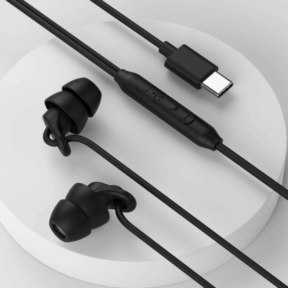 Noise Canceling Earphones in-Line Control in-Ear Earbuds Wired Headphones Wired Use