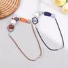 Beaded Geometric Short Sweater Chain Women Light Luxury Personalized Versatile Necklaces Fashion Jewelry Gift