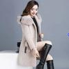 Woman Fashion Warm Imitation Mink Velvet Fur Coat Women's Imitation Mink Coat Mid-length Winter Ladies Casual Long Coat