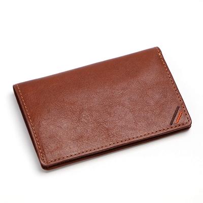 Piele Craftsman Dualline Pass Husa Piele autentica Tochigi Piele Tochigi Suport chitante Husa Pass DU007 BR Barbati (Cafe Brown)