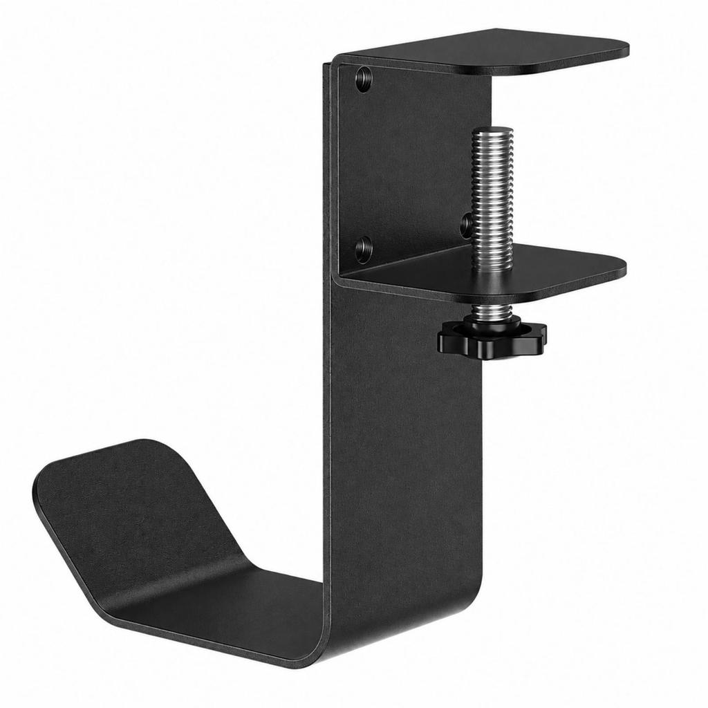 Cast-Iron Desk Hanger with Clamp Multi-Use Desktop Hanging