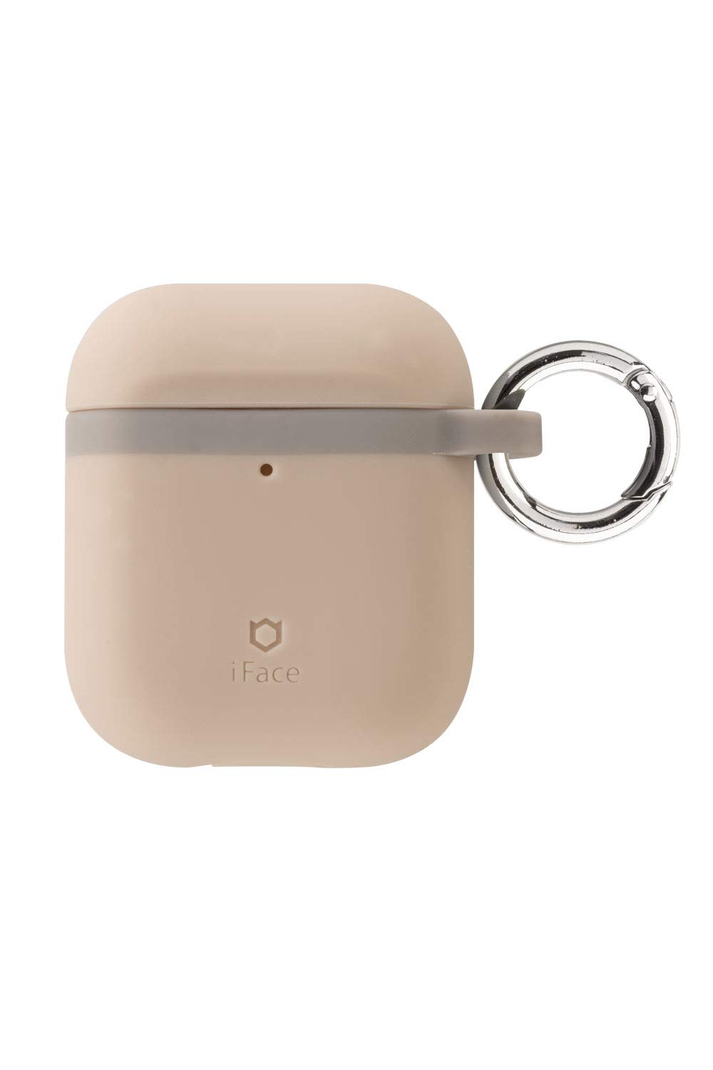 

Hamee iFace Grip On AirPods 2nd Generation 1st Generation Case Silicone Case 2nd 1st Carabiner Included Eye Face Airpods2 (Beige) [Airpods Korea] бежевый
