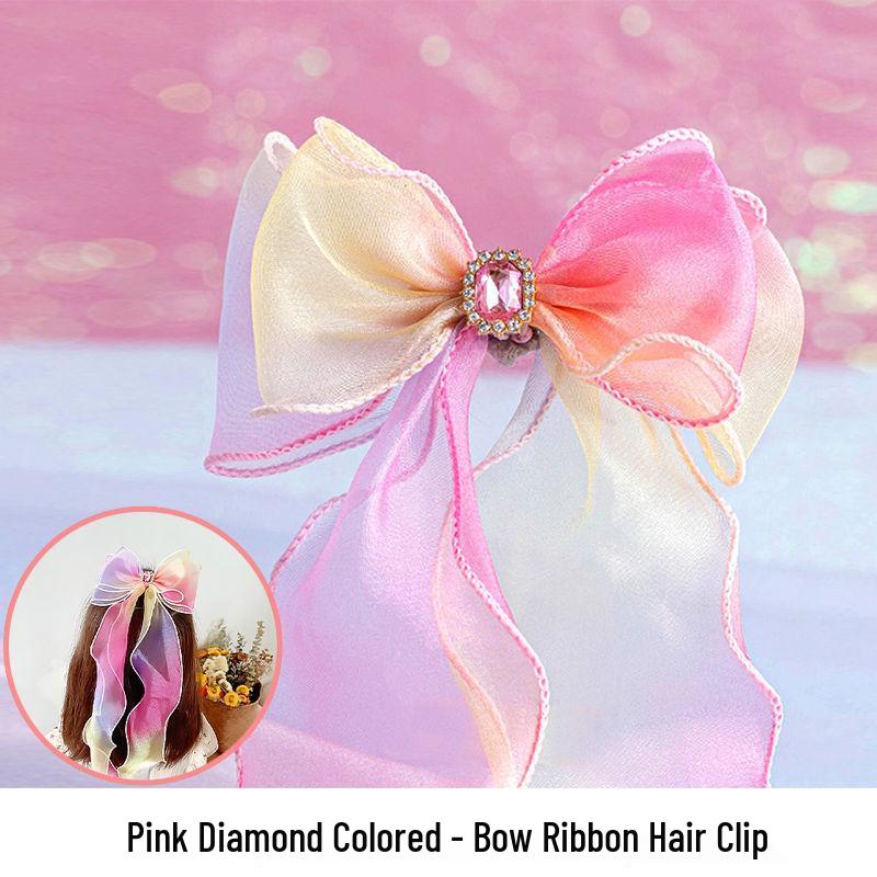 Colorful Bow Braided Hairband for Girls – Princess Ribbon Hairpin Accessory