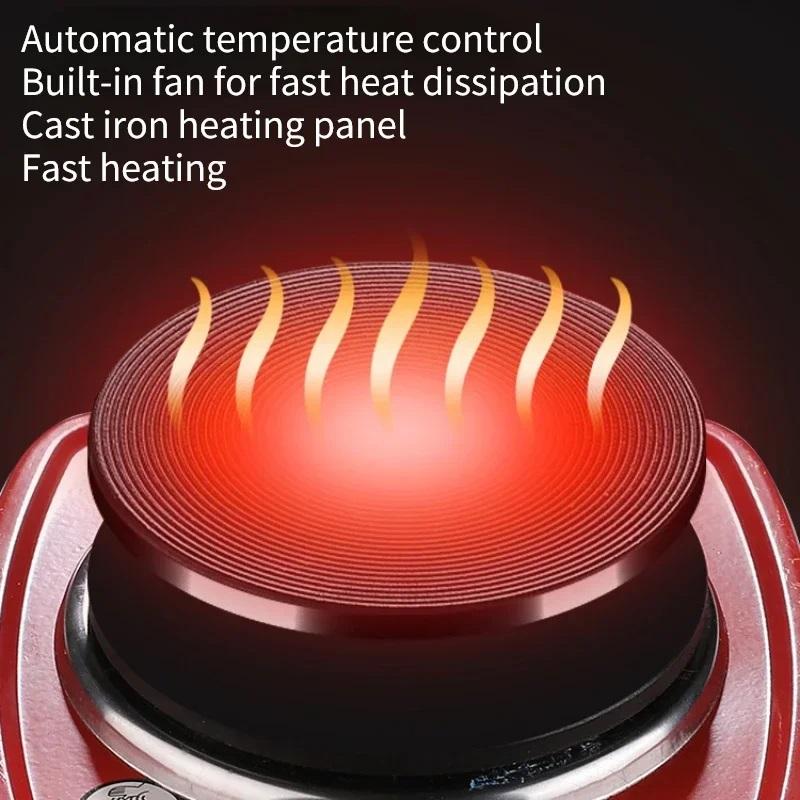 Hot Plate for Candle Making Portable Electric Tea Warmer Stove for Boil Coffee Tea Melting Wax Chocolate Candy Heating Burner