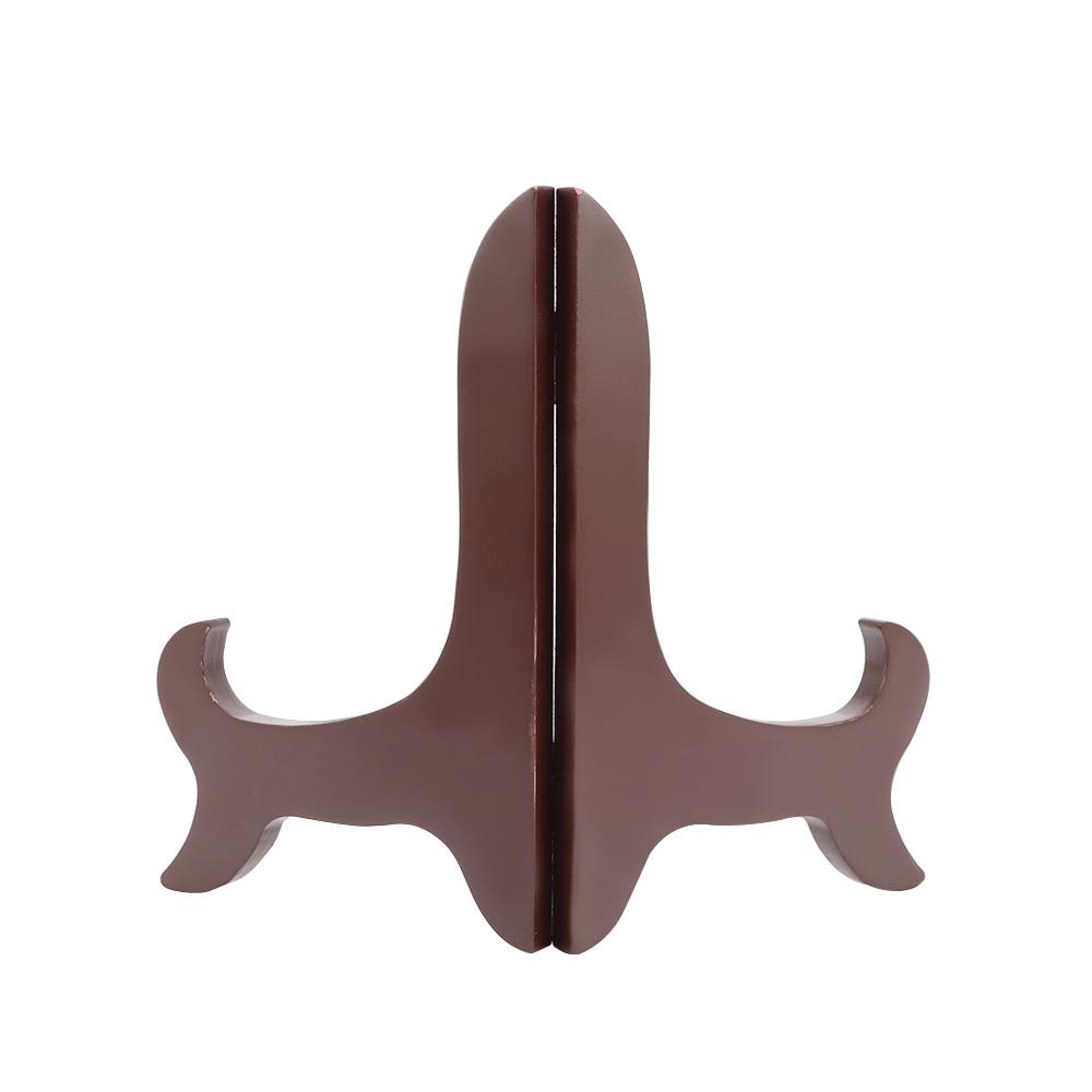 Photo High End Home Decor Book Plate Holder Wooden Bracket Picture Frame Holder Display Stand