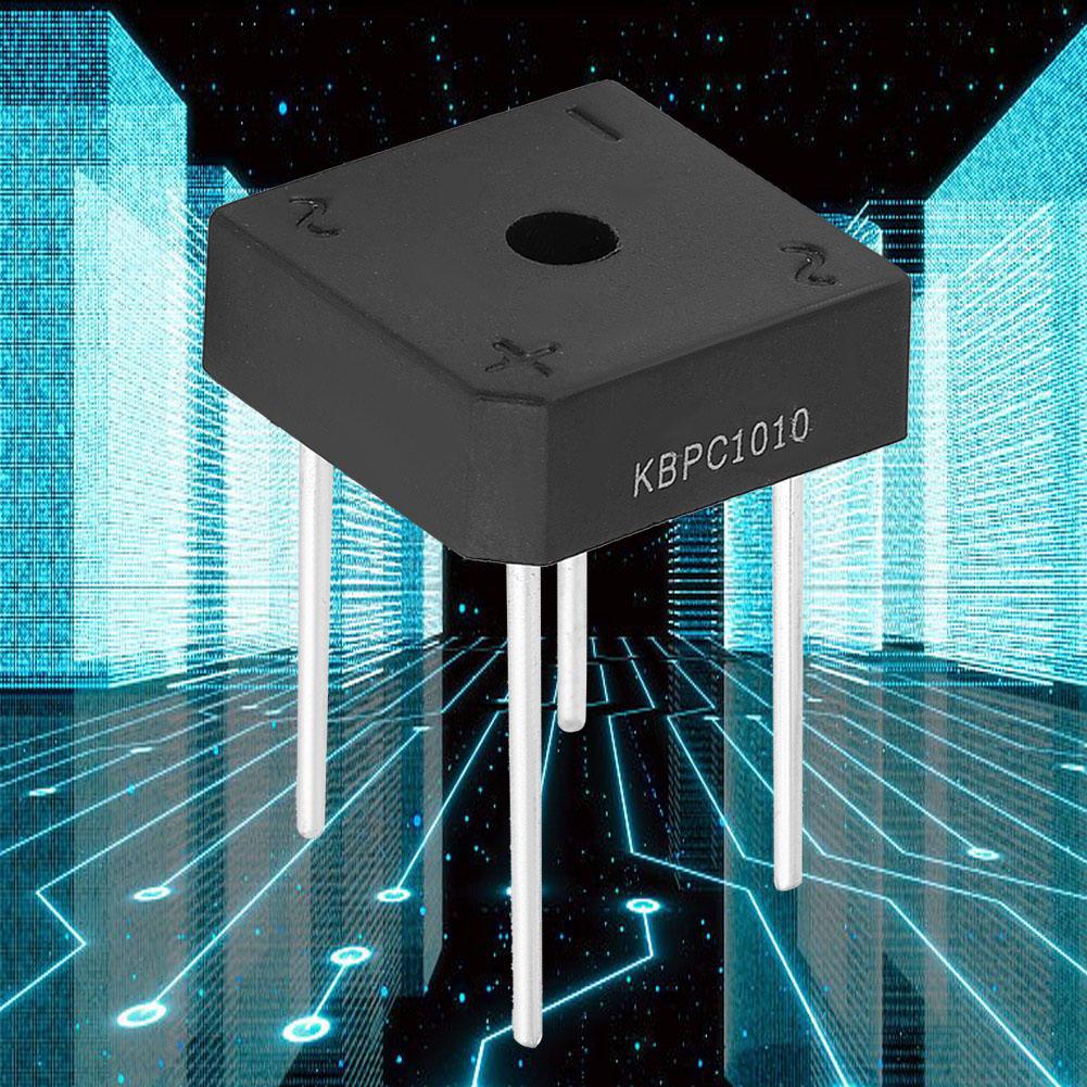 Bridge Rectifier for Household Appliances Industrial Electronic Circuit 10A 1000V(5Pcs)