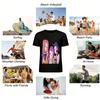 Anime Makeup Girls Print T-shirt Casual Cool Style Top Trendy Streetwear For Teens And Young Adults Pure cotton T-shirt