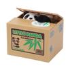 Whimsical Cartoon Style Money Thief Cat Piggy Bank Colorful Kids Savings Bank Delight