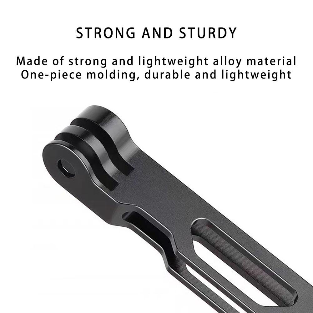 For Gopro Extension Rod Bracket Mount for Insta360 X4 Helmet Aluminum Alloy Extension Arm Motorcycle Action Camera Accessories