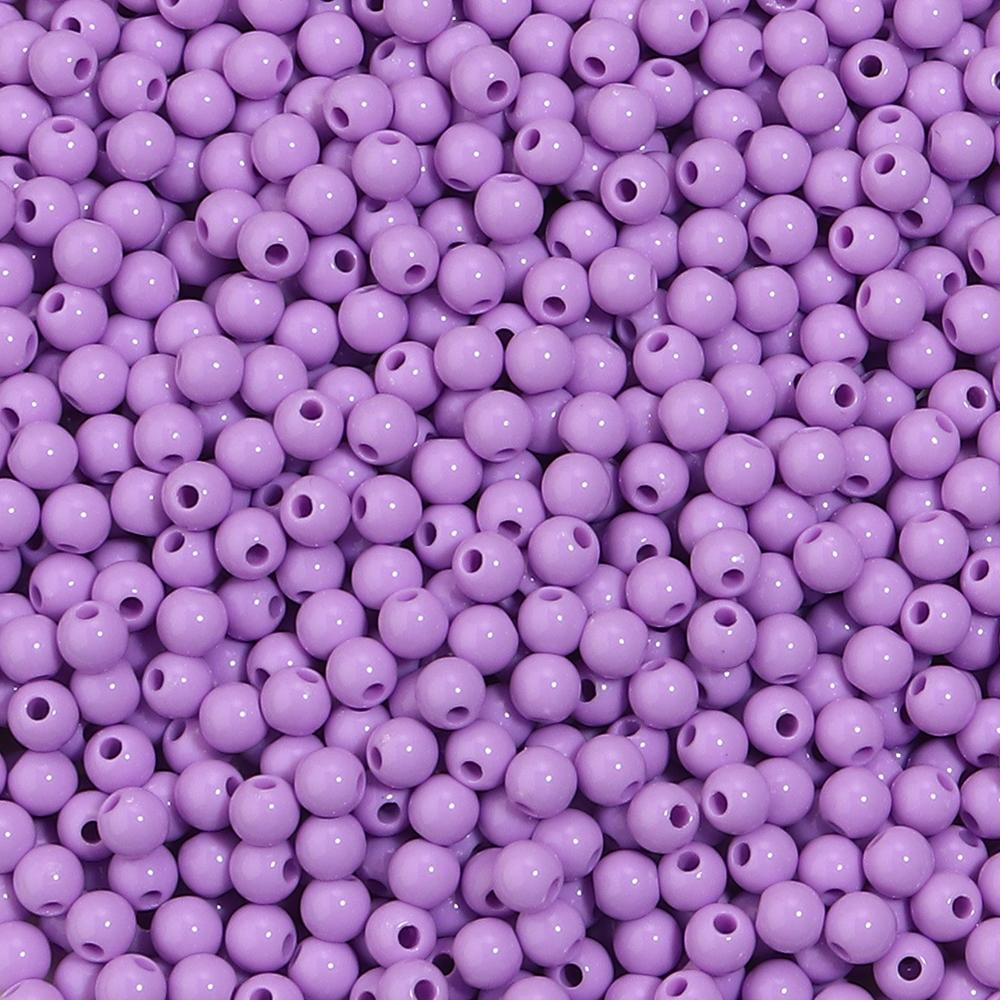 1000pcs/lot 5mm Solid Color Acrylic Round Beads Loose Spacer Mini Seed Bead For Jewelry Making DIY Bracelet Necklace Accessories