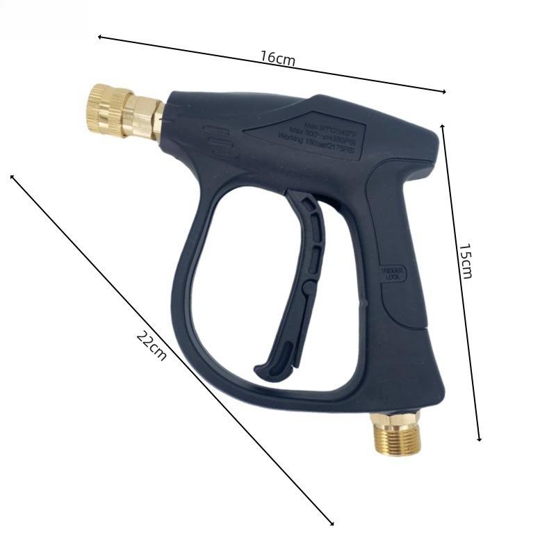 

Nozzle Union Nozzle Car Washing Gun High Pressure Car Wash Water Gun Aluminum Core Quick Insertion FiveColor Fan Shaped