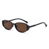Women's Cat Eye Retro Sunglasses: High-End Brown Metal Frame, Chic and Unique Design