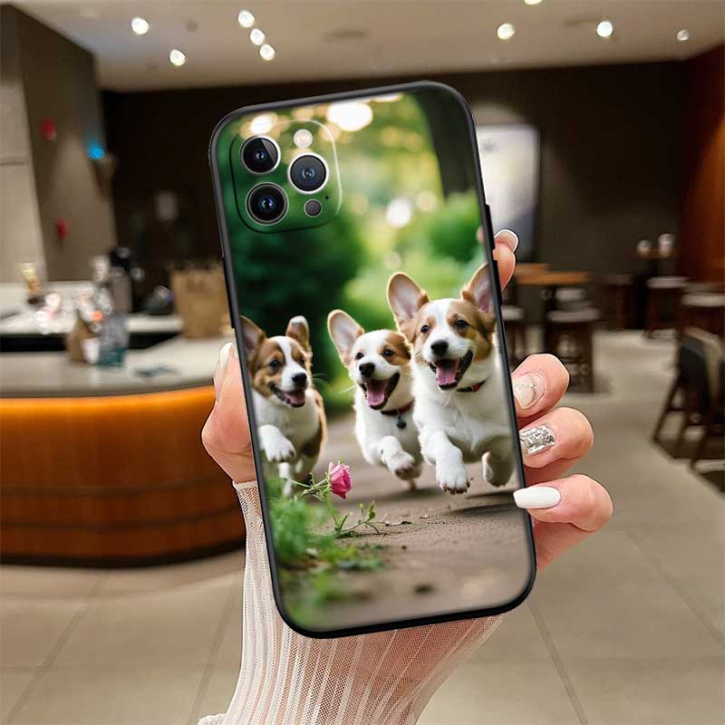 

UP23 Cute Corgi dog Phone Case for OPPO A40 A60 A80 A15 A16 A16K A12 A17 A17K A54 A54S A53 A53S A55 A56 A57 A98 F23 OPPO A54 4G