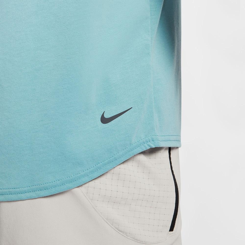 New Nike Running Tank Top Men's Denim Blue Green FN3310-464