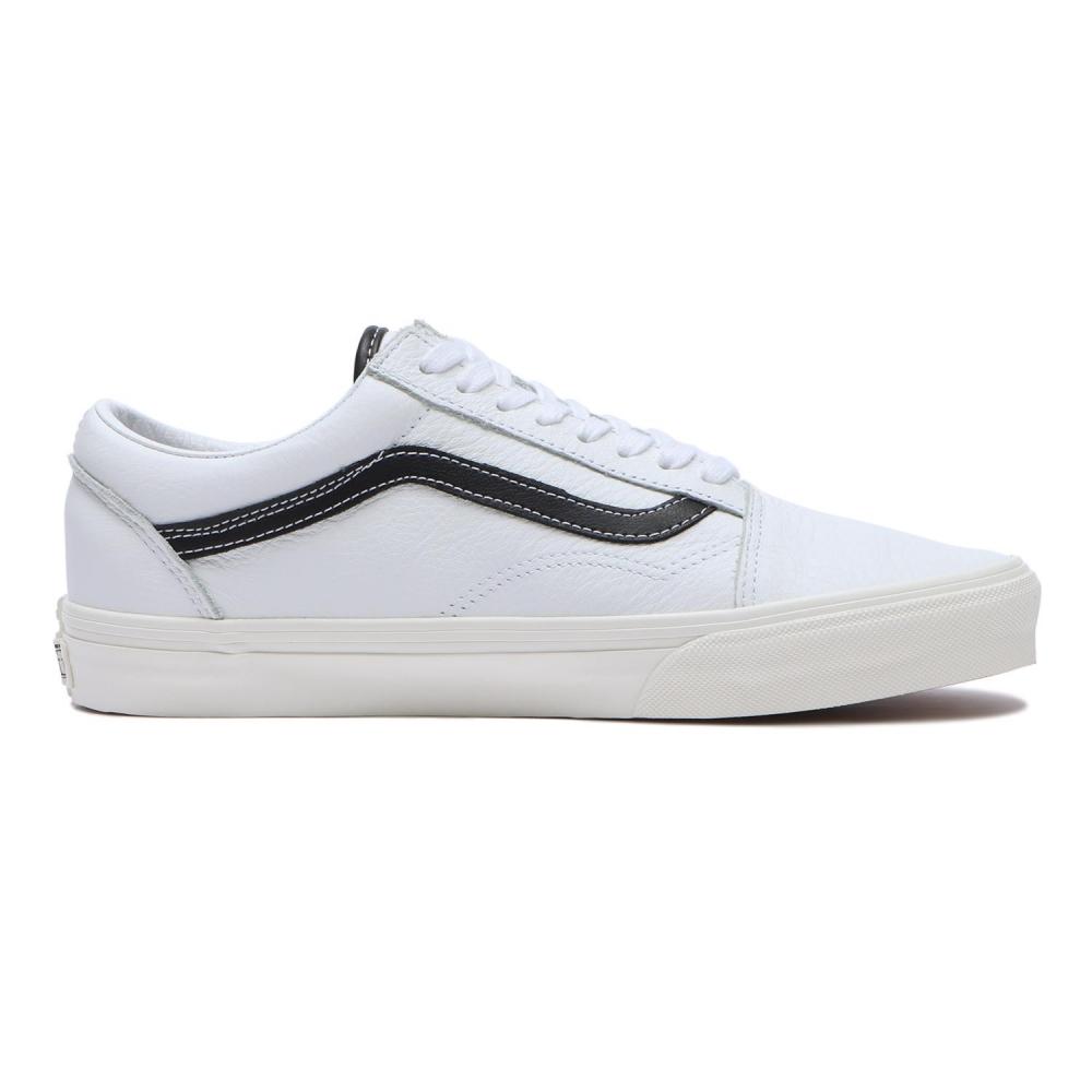 Vans Old School Vn0007ntyb2 Leather Wht Blk