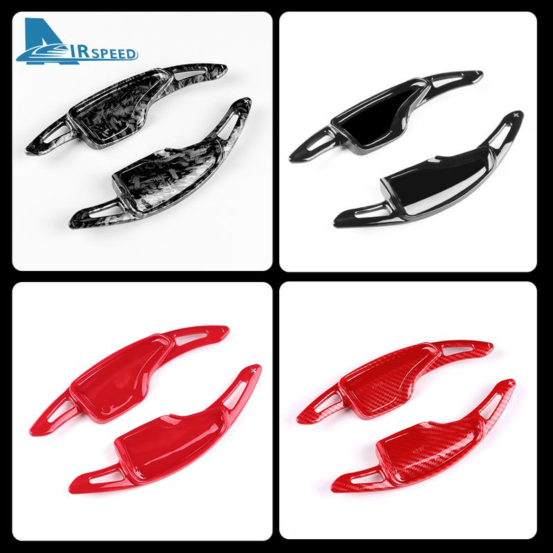 TOP ABS Car Steering Wheel Paddle Shifter Cover for Chevrolet Camaro 2016 2017 2018 Trim Accessories