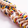 Durable Bite Resistant Cotton Rope Dog Toy For Medium And Large Dogs Teeth Cleaning Outdoor Training Tug Of War