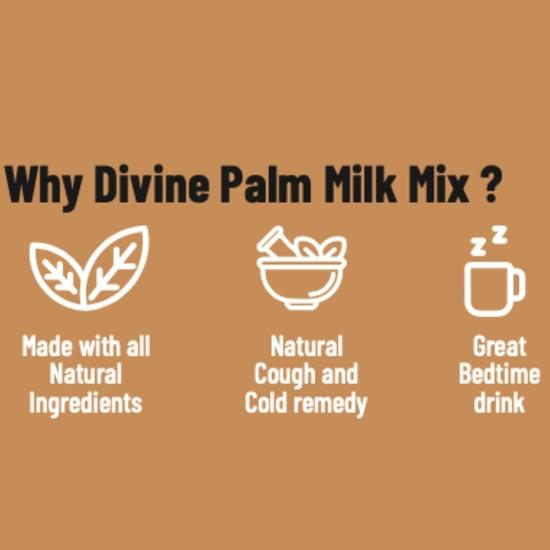 The Divine Foods | Organic Palm Milk Latte (Palymara Palm Candy Milk Mix - Panakarkandu Paal) (500 gm)
