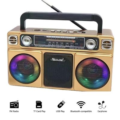 High Quality Retro Portable Radio USB TF AM FM SW TV Vintage Design Rechargeable and Ready To Ship Home Radio