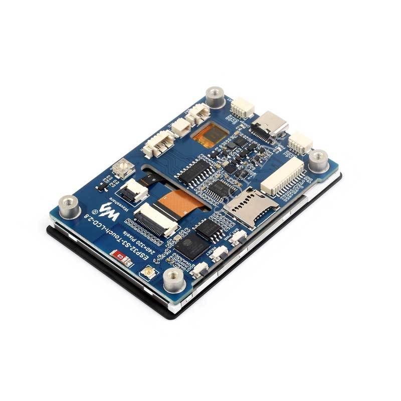 ESP32 S3 R8 MP3 Board 2.8inch LCD Captive TouchScreen Display LVGL Speaker/RTC/SD-Card-Port/Battery-Port/QMI8658-6-Axis-Sensor
