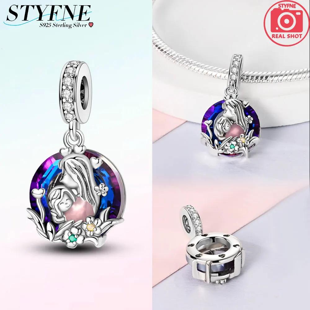 

Genuine Charm Copper Great Motherly Love Flowers Bead Fits Charm Plata Bracelet For Women Jewellery Crafting Gift
