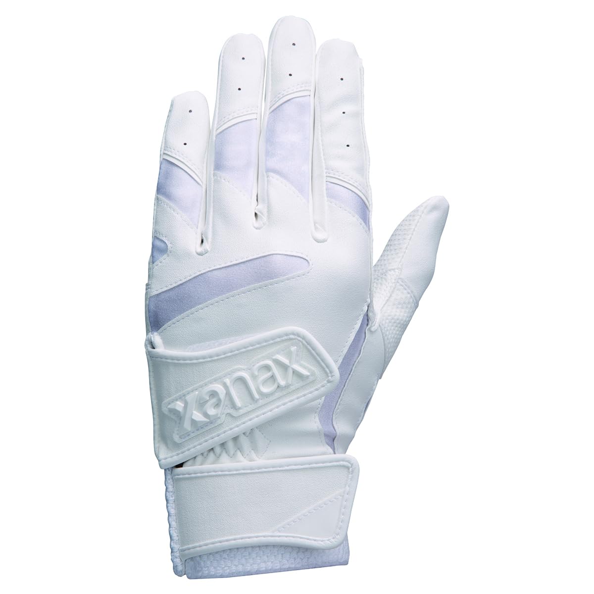 

Xanax Baseball Batting Gloves for and High School White x White Size BBG110K Hardball, Softball, Students, (0101), Large,