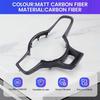 Dry Carbon Fiber Steering Wheel Trim for Volkswagen Golf 7 MK7, Passat B8, Tiguan MK2
