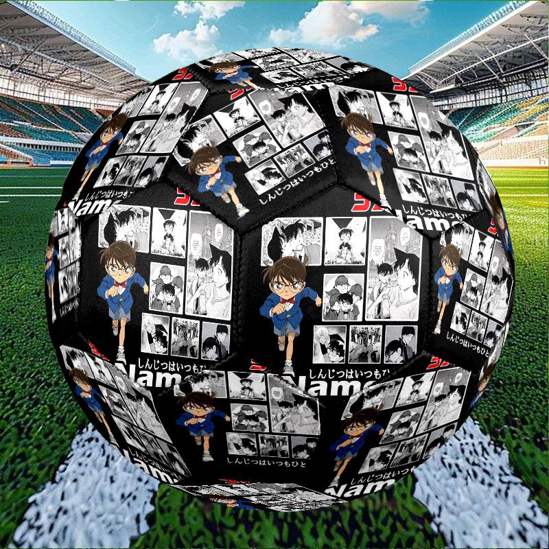 Custom Name Personalized Detective Conan Print Size 5 Soccer Ball Training & Match Football, for Team, Kicking, Gift for Football