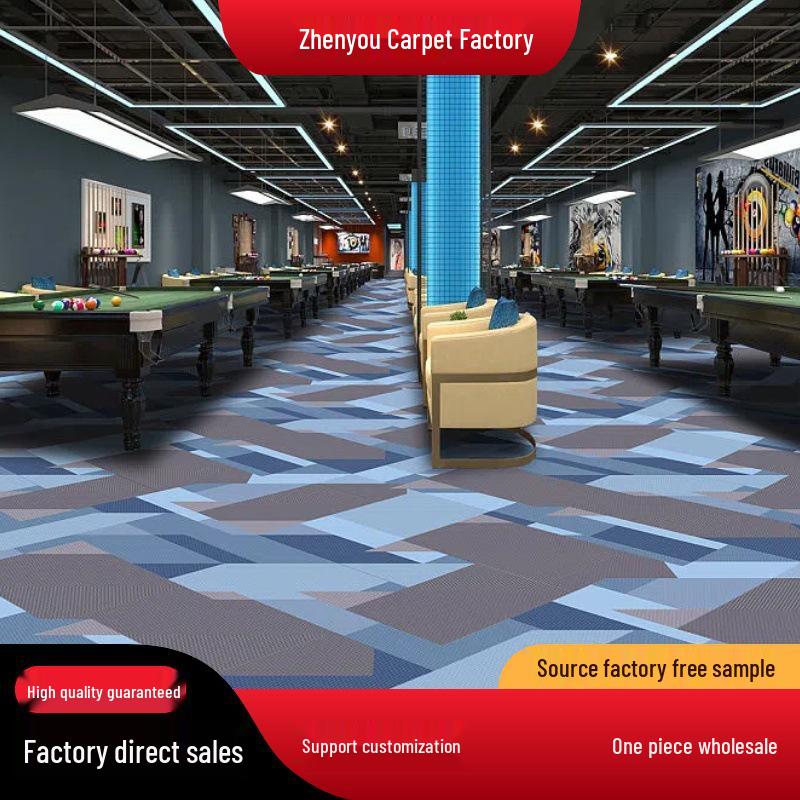 Fire-Resistant, Durable, Colorfast Billiard Room Nylon Carpet 650g