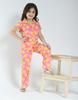 MONTE CARLO Girls Printed Collar Neck Lower Set
