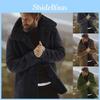 Men's Winter Warm Thick Coat Trench With Storm Cuffs And Cozy Lining Inside
