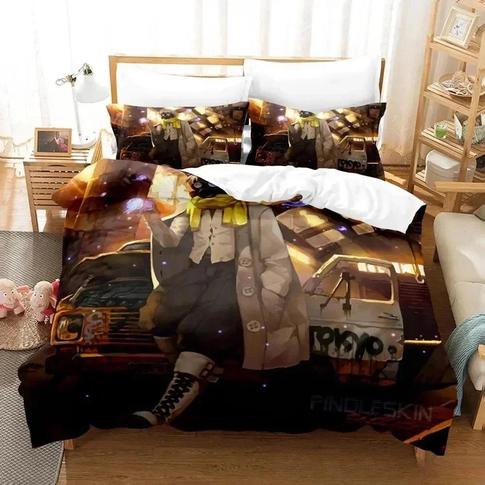 Comforter Home Living Luxury Dramatical Murder Bedding Set Cartoon Anime Three-Piece Set Adult Kid Bedroom S 3D Print Anime