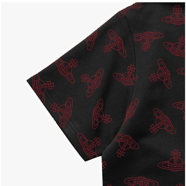Vivienne WeSTwood Men S T ShirT Orb Logo Monogram 3i01000S J0079 N303